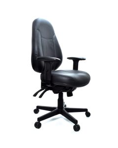 Buro Persona 24/7 Ergonomic Chair-Black Leather