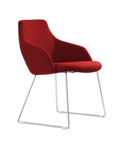 Oscar Visitor Chair-Red
