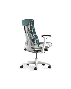 Herman Miller Logitech "G" EMBODY Gaming Office Chair-Galaxy / White-White