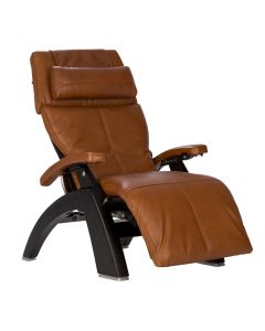 HumanTouch Omni Motion Zero Gravity Perfect Chair - Electric - CUSTOM-PC-600-Premium Leather Cognac-Black