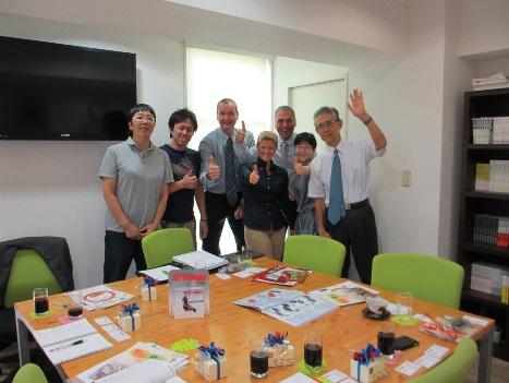 TOGU Japan Dealer Training attended by Jonathan Hulme, Director of Bad Backs