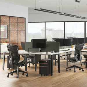 Herman Miller Mirra 2 Office Chair with Triflex Back — armrest detail — Bad Backs