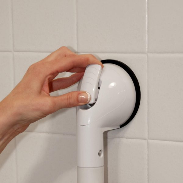 4" Tile Grip Telescoping Portable Suction Grab Bar by Bridge Medical
