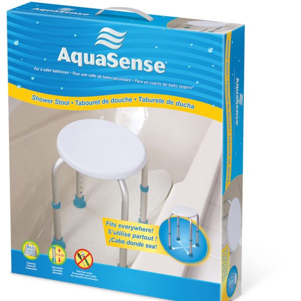 Adjustable Bath/Shower Stool by AquaSense