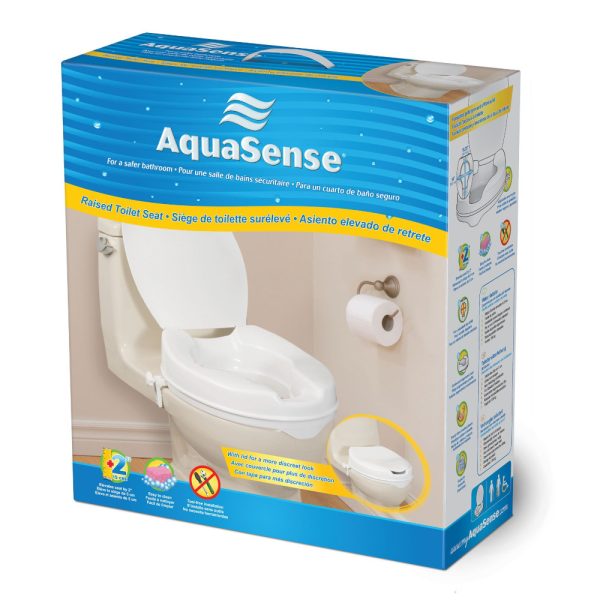 Raised Toilet Seat by AquaSense