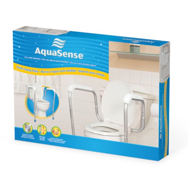 Toilet Safety Rails by AquaSense