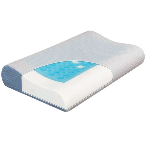 MLILY Sensipolar Gel Top Memory Foam Pillow - Contour