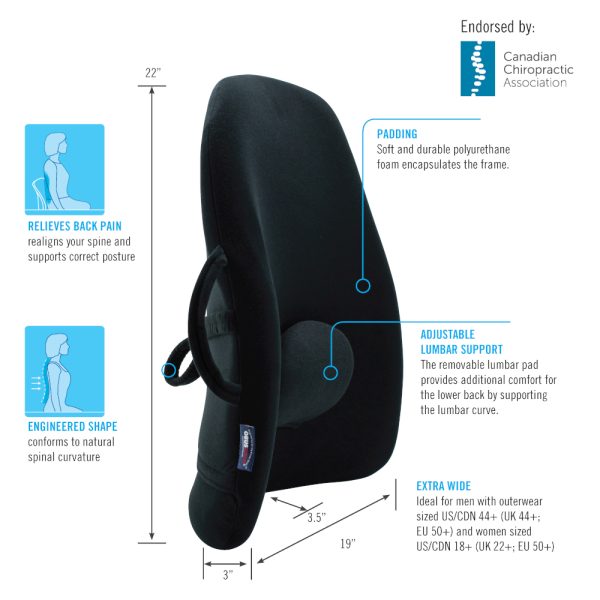 Obus Forme Wideback Support Cushion