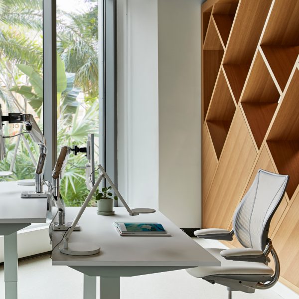 Humanscale Liberty Mesh White Task Chair