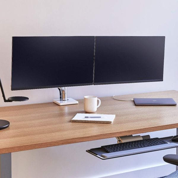 Humanscale M8.1 Dual Crossbar Monitor Arm Heavy Duty