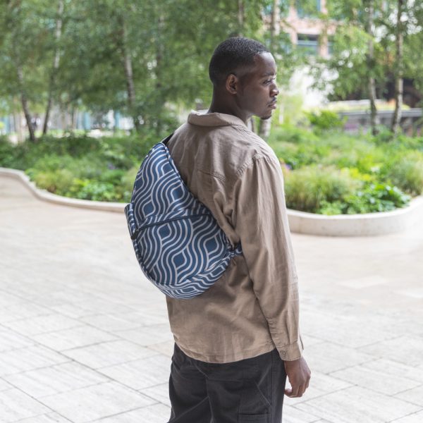 Healthy Back Bag - Seasonal Print Blue Wave Small