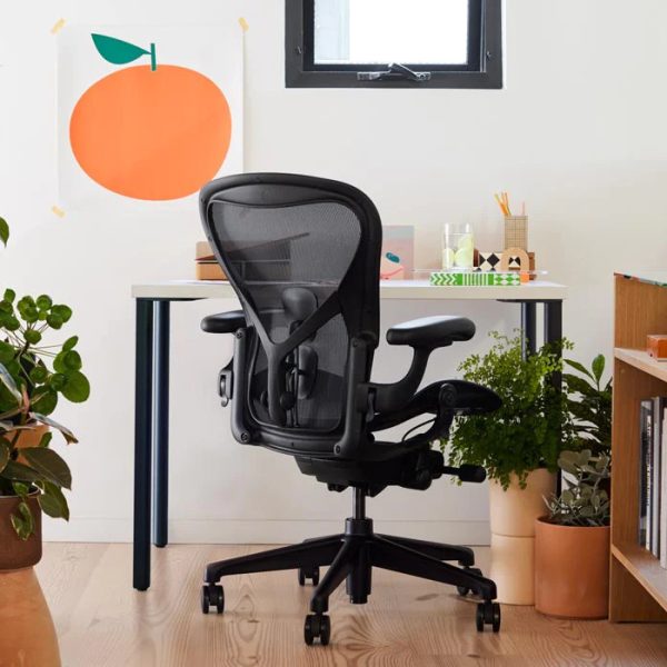 Herman Miller AERON Chair Remastered Onyx Frame, Chassis and Base, Sizes B and C