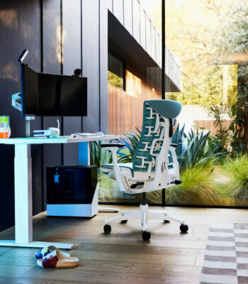 Herman Miller Logitech G Embody Gaming Chair — ergonomic gaming chair pixelated support — Bad Backs Australia