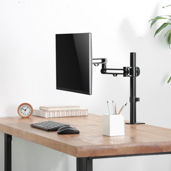 Ergo-V SINGLE - Pole Mount Monitor Arm