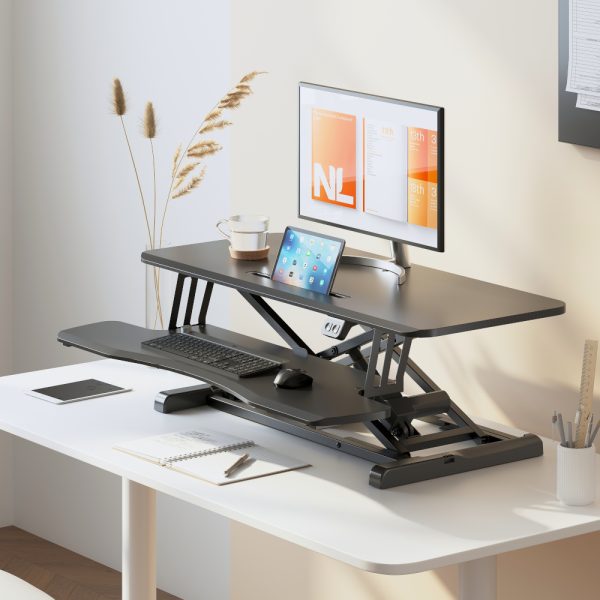 Ergo-V Sit Stand Desk Riser Electric