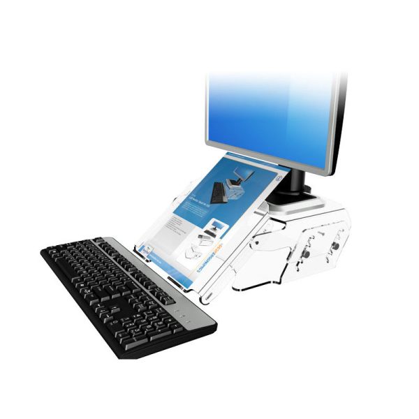 Werk Monitor Stand with Integrated Document Holder