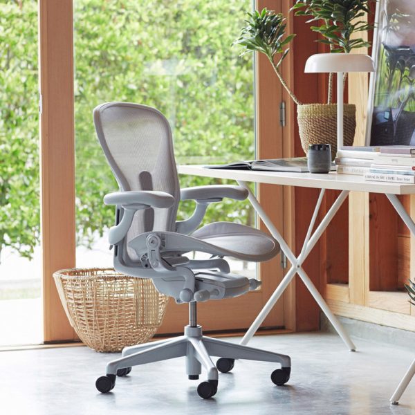 Herman Miller AERON Chair Remastered - Mineral Frame, Chassis and Base, Sizes B and C