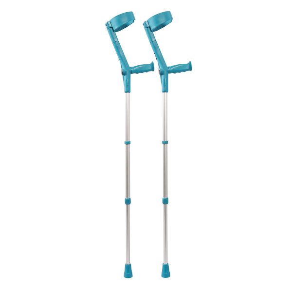Rebotec Safe-In-Soft - Forearm Crutches with Cuff & Hinge (Pair)