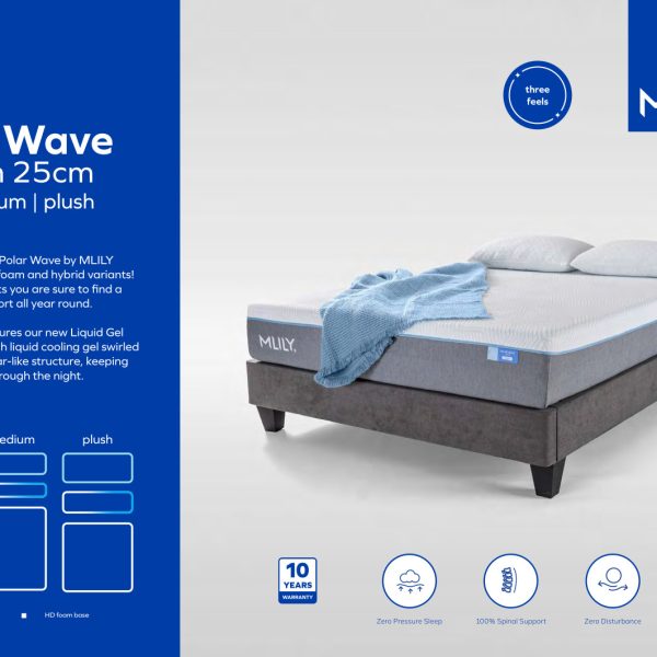 Mlily Polar Wave Memory Foam Mattress 25cm