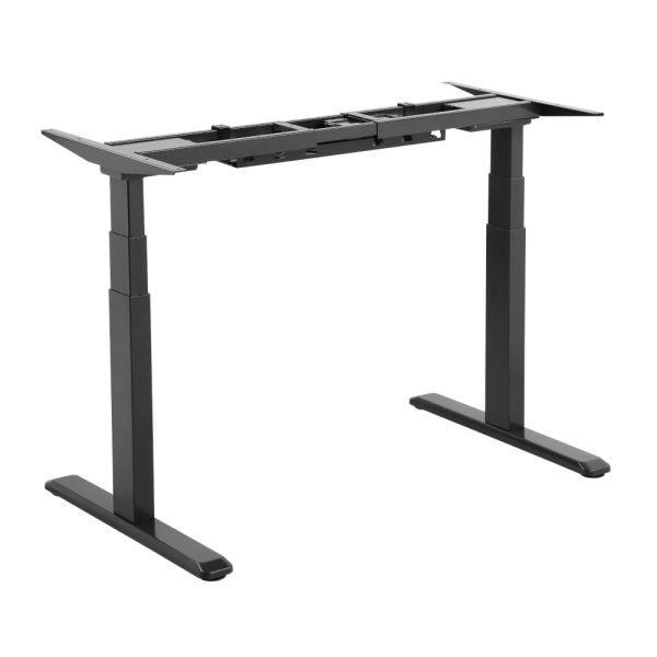 Ergo-V DUAL Electric Desk Frame ONLY, Dual Motor - 3 Stage, Leg Height 620-1280mm - 125kg Max Weight