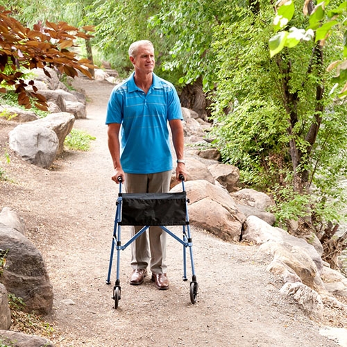 EZ Fold 'N Go Walker - Lightweight and Foldable