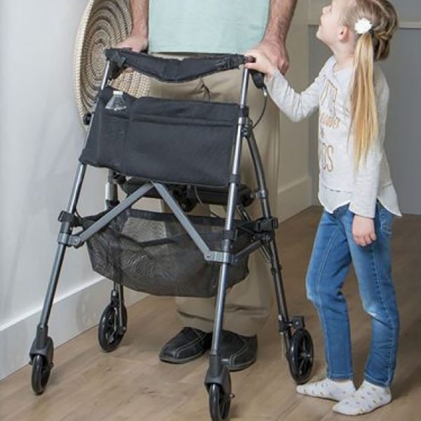 EZ Fold 'N Go Rollator - Lightweight and Foldable