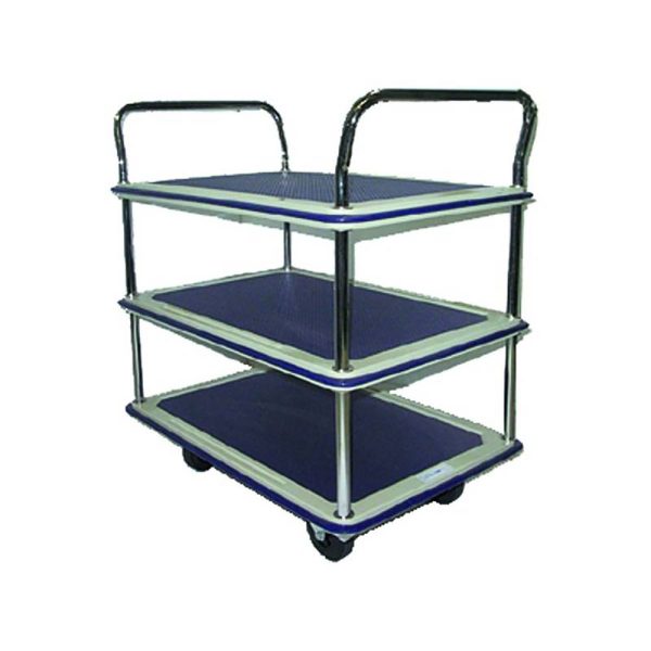 3 Tier Pressed Metal Trolley