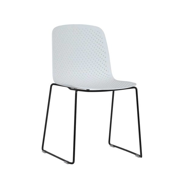 Moli Indoor Outdoor Chair - Sled Base