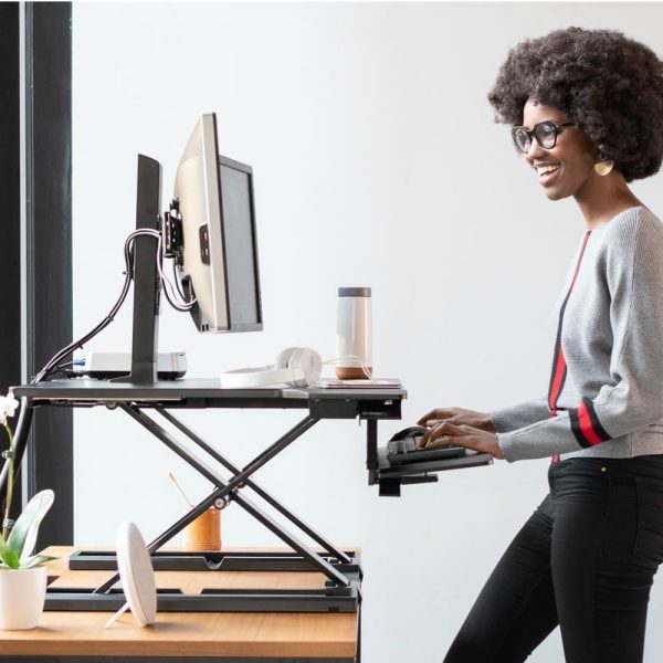 Ergotron Workfit-TX Low Profile Sit Stand Desk Converter