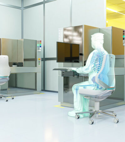 BIMOS Cleanroom Texon 2 Chair With Casters - physical well‑being
