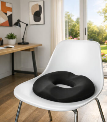 Bad Backs Memory Foam Seat Cushion With Coccyx Cut Out - view 3