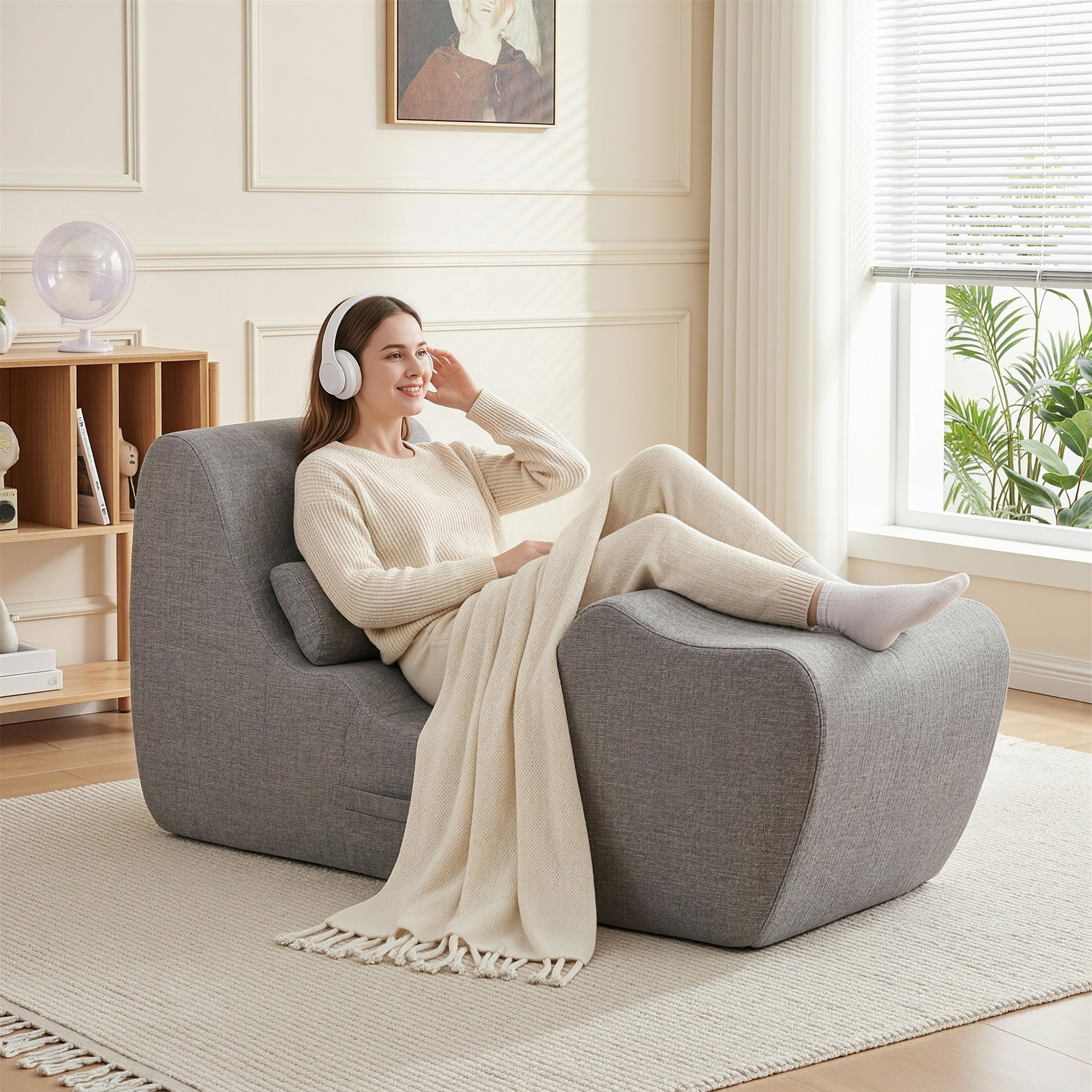 FLOOR-CHAISE-FOAM-DAGY-202604101532-00.jpg Ergonomic Lounge Chair - Image 1