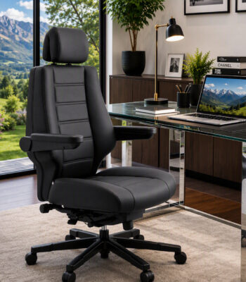 Enduro heavy duty ergonomic chair rated to 250kg in an office setting